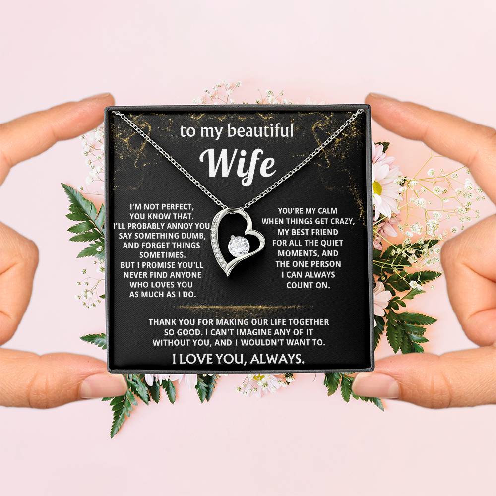 To My Wife, You make my life so good.