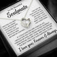 TO MY BEAUTIFUL SOULMATE THROUGH MY EYES FOREVER LOVE NECKLACE GIFT SET