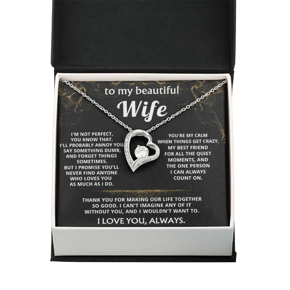 To My Wife, You make my life so good.