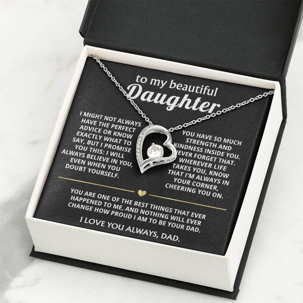 To My Beautiful Daughter, I'll always be in your corner.