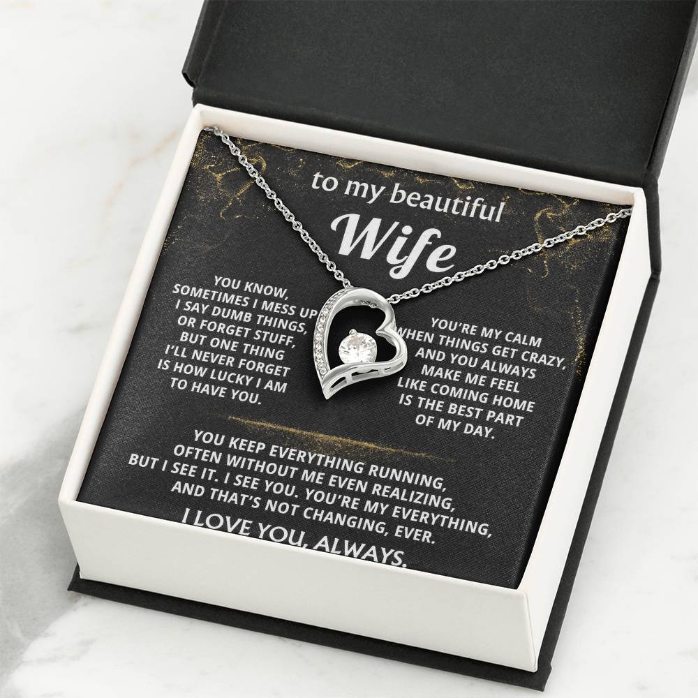 To My Wife, You make coming home the best part.