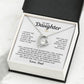 TO MY DAUGHTER PROTECT YOU FOREVER LOVE NECKALCE GIFT SET
