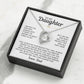 TO MY DAUGHTER PROTECT YOU FOREVER LOVE NECKALCE GIFT SET
