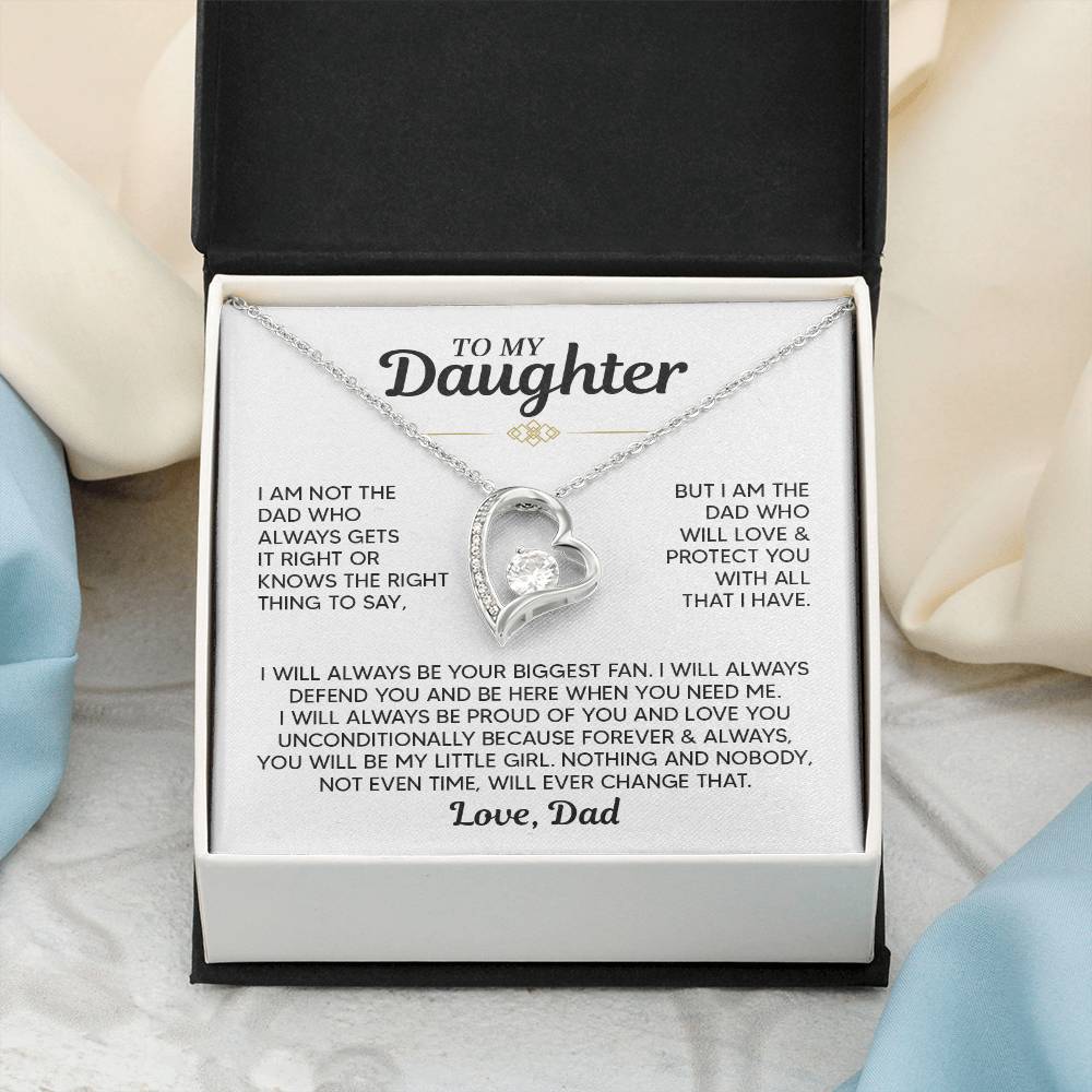 TO MY DAUGHTER PROTECT YOU FOREVER LOVE NECKALCE GIFT SET