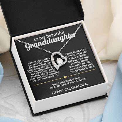 To My Wonderful Granddaughter, I'll always be in your corner.
