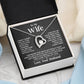 TO MY WIFE FIRST LOVE FOREVER LOVE NECKLACE GIFT SET