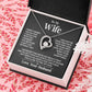 TO MY WIFE FIRST LOVE FOREVER LOVE NECKLACE GIFT SET