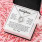 TO MY DAUGHTER PROTECT YOU FOREVER LOVE NECKALCE GIFT SET