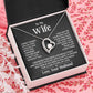 TO MY WIFE FIRST LOVE FOREVER LOVE NECKLACE GIFT SET