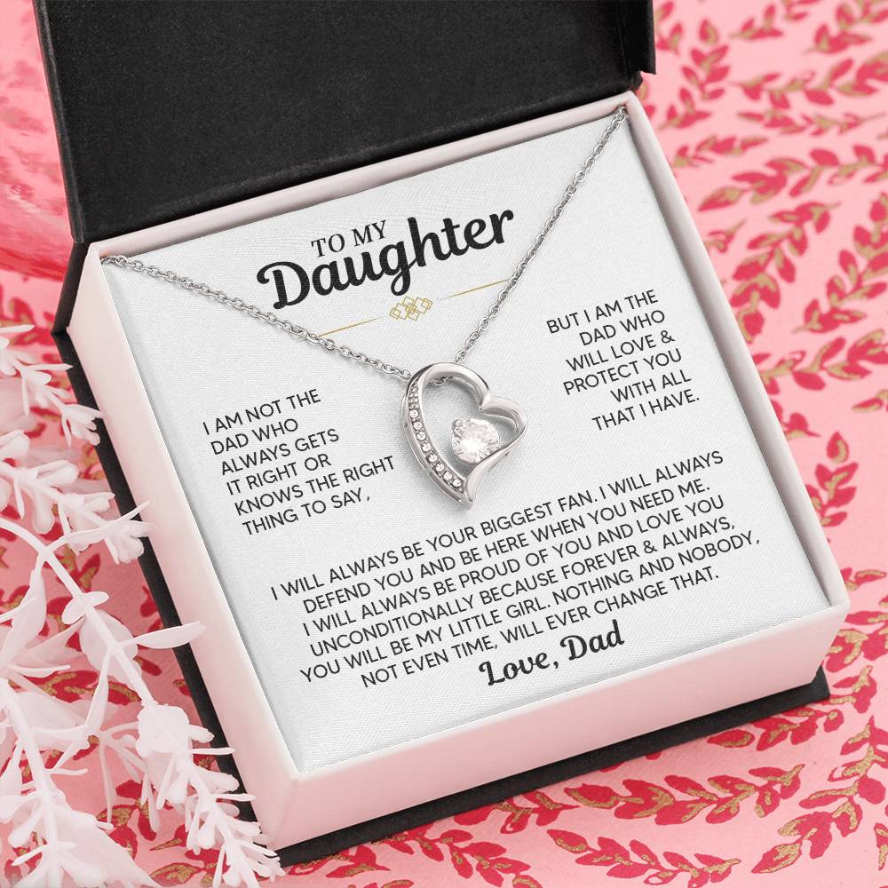 TO MY DAUGHTER PROTECT YOU FOREVER LOVE NECKALCE GIFT SET