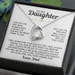 TO MY DAUGHTER PROTECT YOU FOREVER LOVE NECKALCE GIFT SET