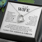 TO MY WIFE CHOICE FOREVE LOVE NECKLACE