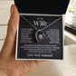 TO MY WIFE FIRST LOVE FOREVER LOVE NECKLACE GIFT SET