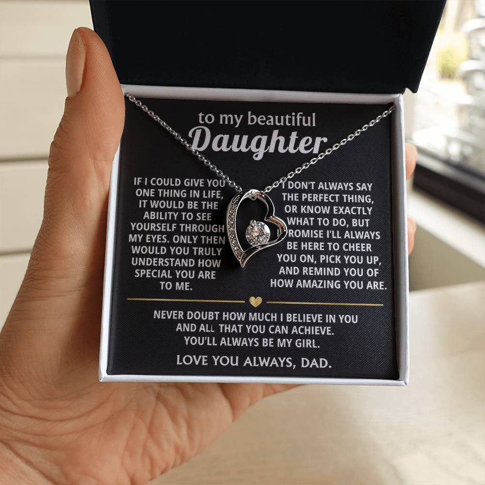 To My Beautiful Daughter, I wish you saw how special you are.