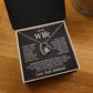 TO MY WIFE FIRST LOVE FOREVER LOVE NECKLACE GIFT SET