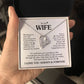 TO MY WIFE CHOICE FOREVE LOVE NECKLACE