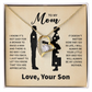 TO MY MOM MY LOVING MOTHER FOREVER LOVE