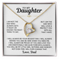 TO MY DAUGHTER PROTECT YOU FOREVER LOVE NECKALCE GIFT SET