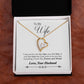 TO MY WIFE LAST EVERYTHING FOREVER LOVE NECKLACE GIFT SET