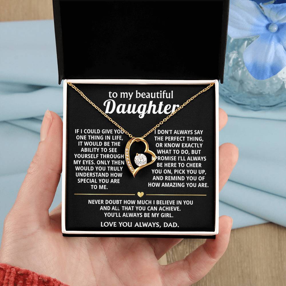 To My Beautiful Daughter, I wish you saw how special you are.