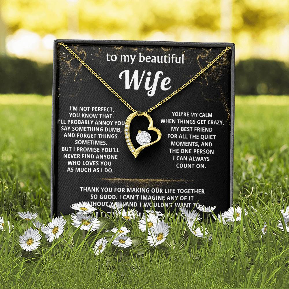 To My Wife, You make my life so good.