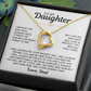 TO MY DAUGHTER PROTECT YOU FOREVER LOVE NECKALCE GIFT SET