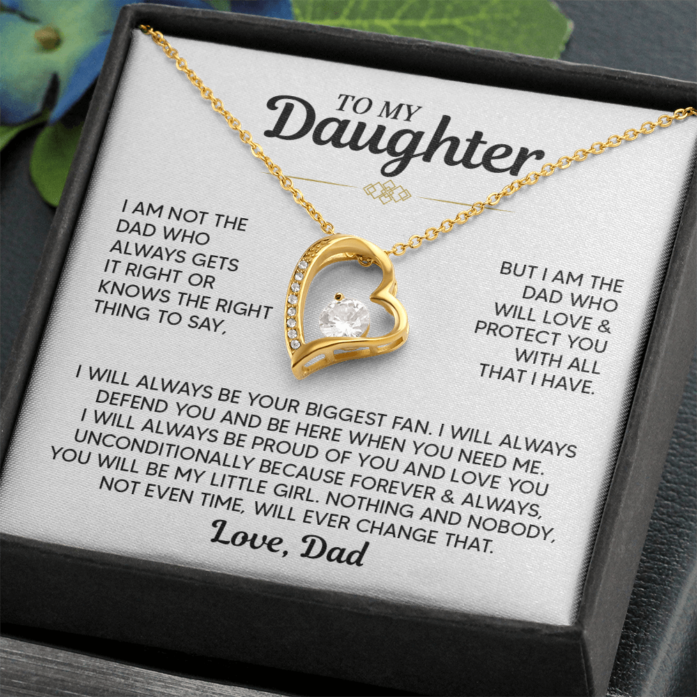 TO MY DAUGHTER PROTECT YOU FOREVER LOVE NECKALCE GIFT SET