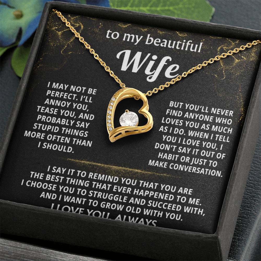 To My Wife, I love you more than anyone.