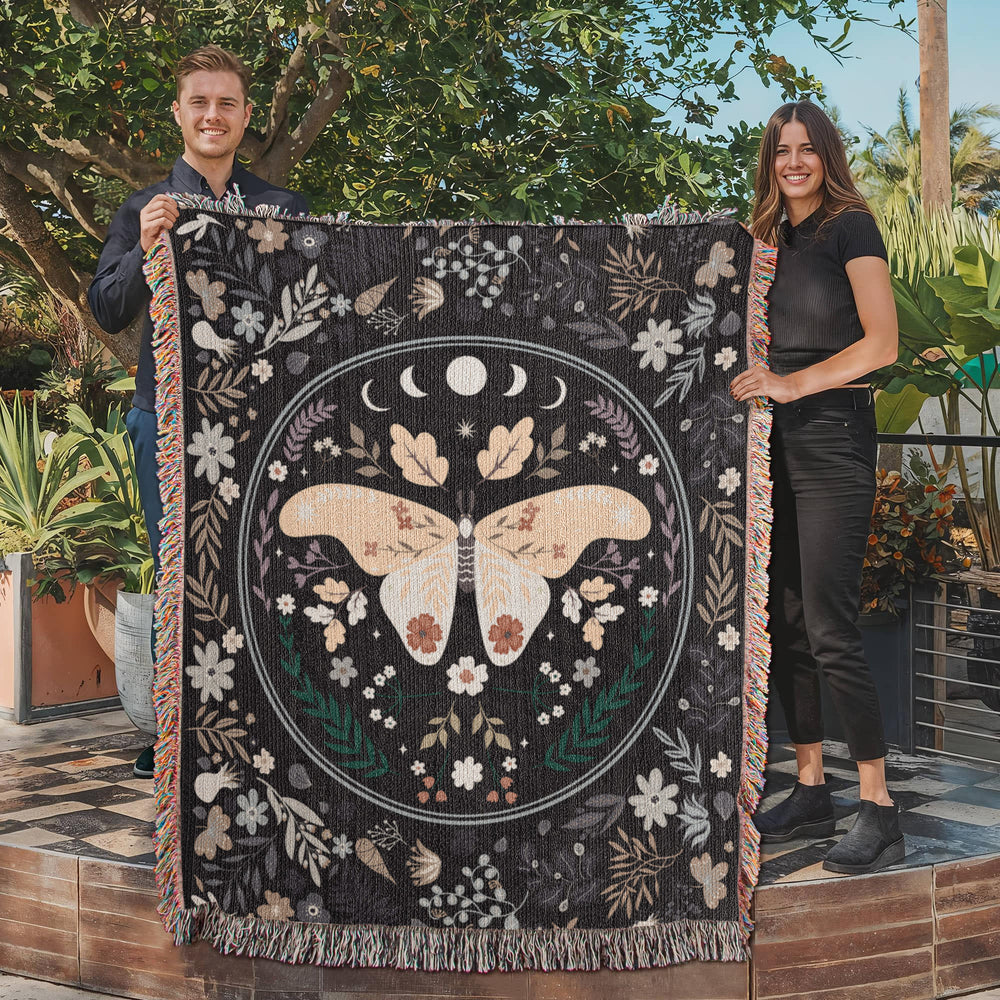 Bohemian Butterfly - Woven Blanket