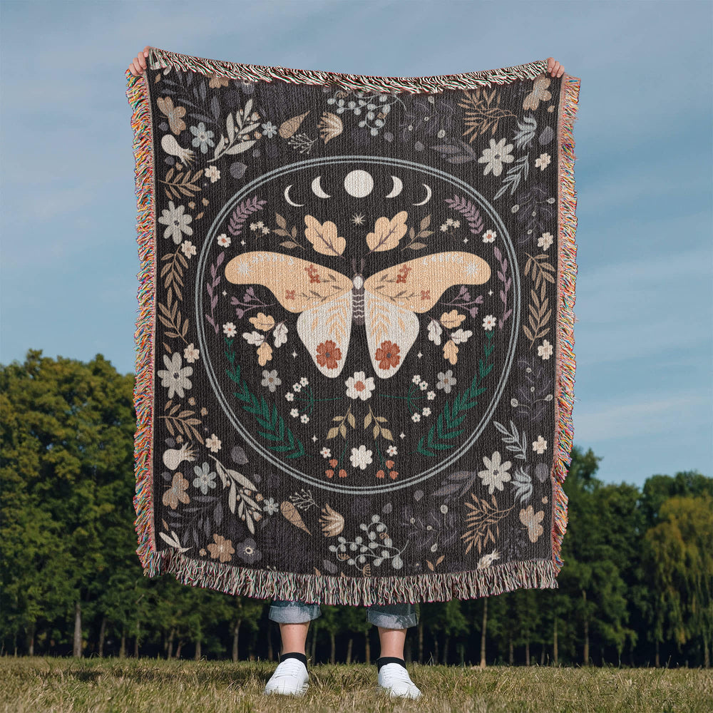 Bohemian Butterfly - Woven Blanket