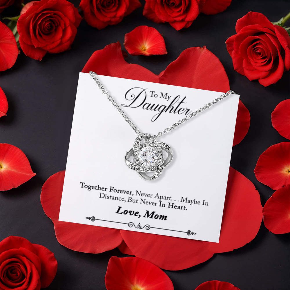 In Heart Infinity - Daughter Birthday Necklace with Rose Box
