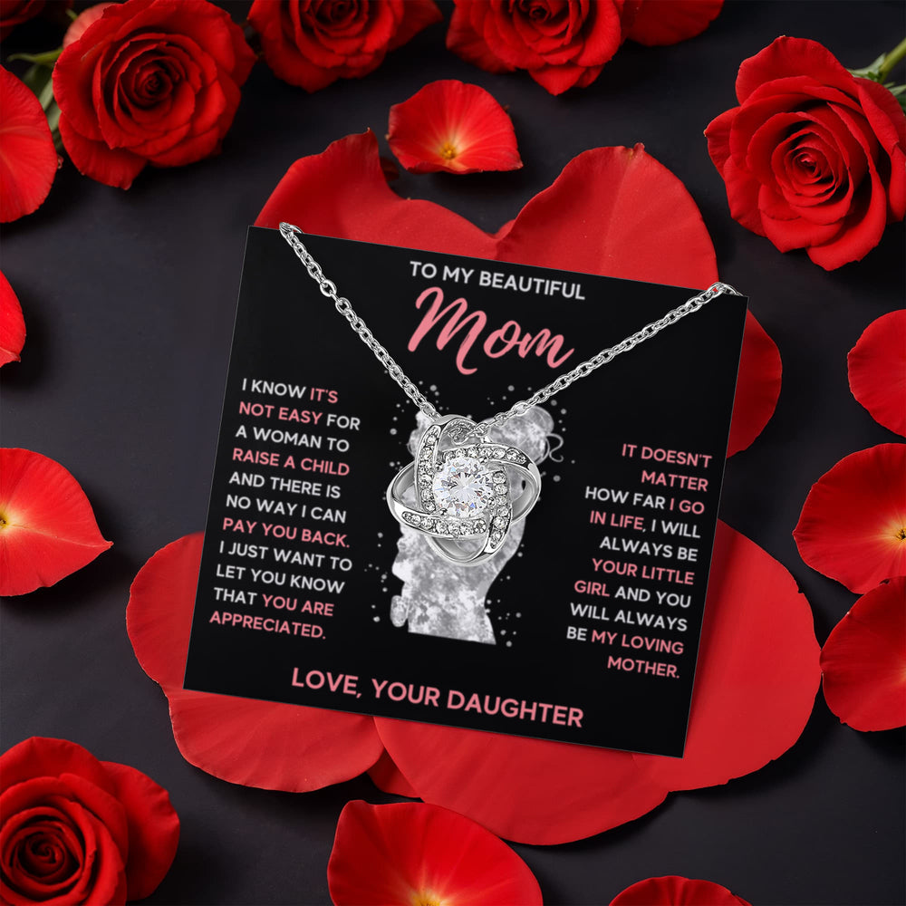 To My Mom For All - Little Girl Black - Rose Box