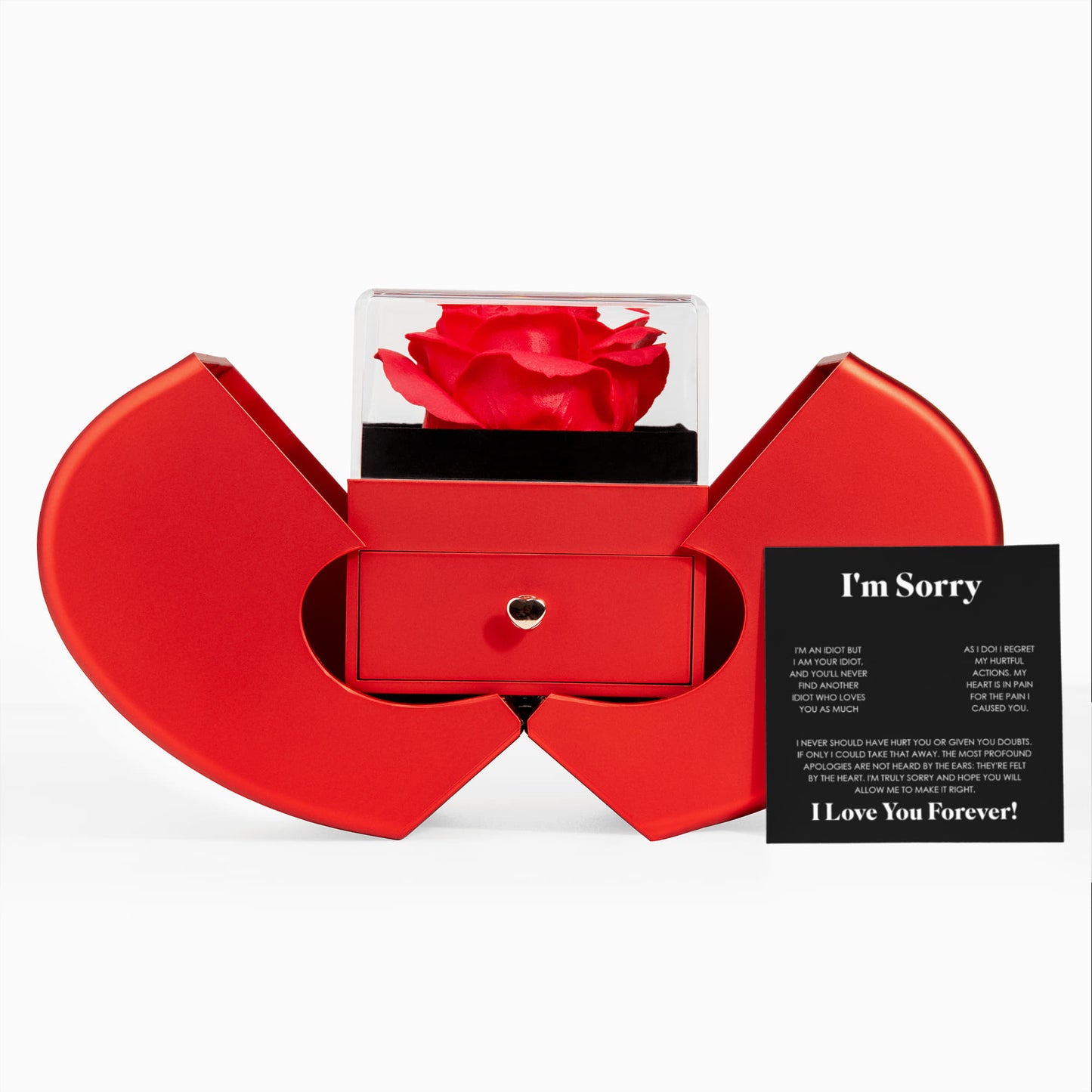 APOLOGIES ALLURING NECKLACE HEART BOX GIFT SET