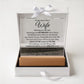 To My Beautiful Wife Printed - Acrylic Plaque Gift Set