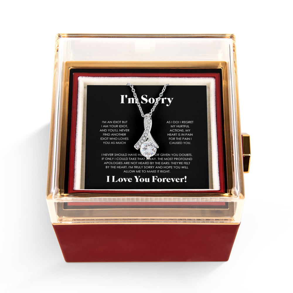 APOLOGIES ALLURING NECKLACE ROSE BOX GIFT SET