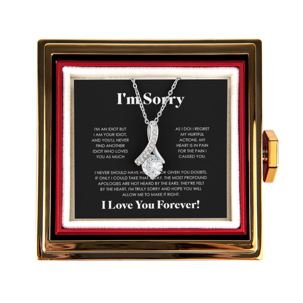 APOLOGIES ALLURING NECKLACE ROSE BOX GIFT SET