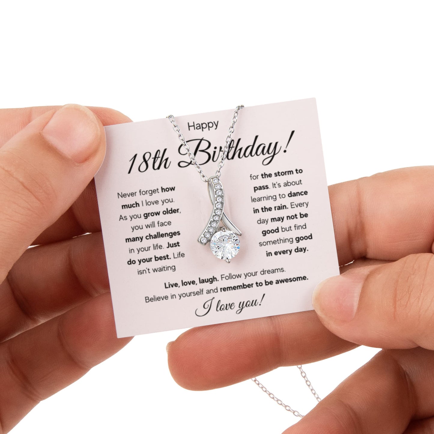 18TH BIRTHDAY STORM ALLURING NECKLACE ROSE BOX GIFT SET