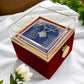 18TH BIRTHDAY WRAPPED LOVE KNOT NECKLACE ROSE BOX GIFT SET