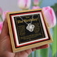 21ST BIRTHDAY SQUEEZED LOVE KNOT NECKLACE ROSE BOX GIFT SET