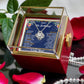 18TH BIRTHDAY WRAPPED LOVE KNOT NECKLACE ROSE BOX GIFT SET
