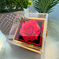 18TH BIRTHDAY WRAPPED LOVE KNOT NECKLACE ROSE BOX GIFT SET