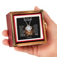 TO MY DAUGHTER THIS LION KNOT ROSE BOX