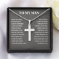 TO MY MAN ALL MY LASTS CROSS NEW STANDARD
