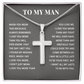TO MY MAN ALL MY LASTS CROSS NEW STANDARD