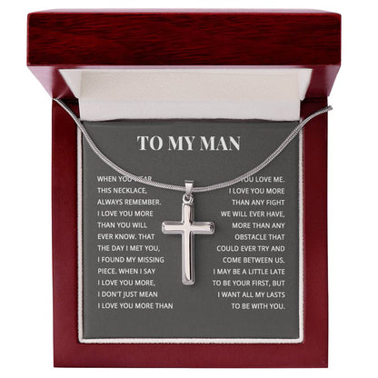 TO MY MAN ALL MY LASTS CROSS NEW STANDARD
