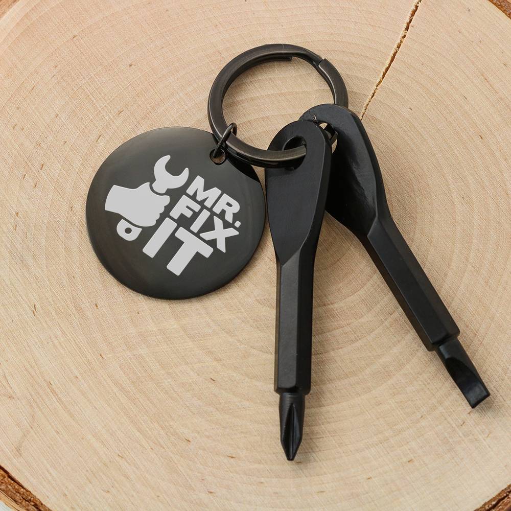 Mr. Fix It - Screwdriver Keychain