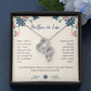 To My Mother-in-Law - Lucky To Have You In My Life - Necklace
