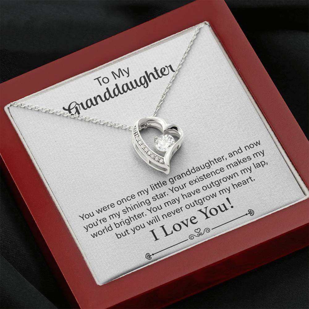 You Were Once My Little Granddaughter, Heart Necklace