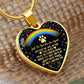 PET REMEMBRANCE GRAPHIC HEART NECKLACE GIFT SET