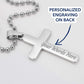 To My Fishing Dad - You're a Reel Legend - Cross Necklace